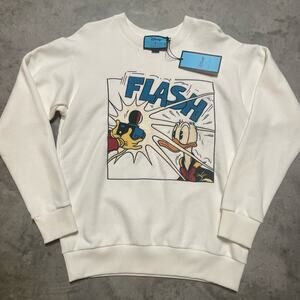 Rare Disney Gucci Embroidered Mickey Mouse Donald Sweatshirt